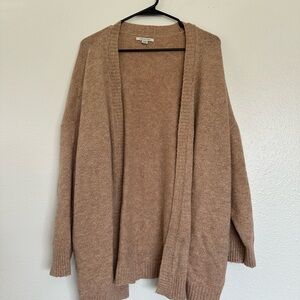American Eagle Outfitters Tan Cardigan